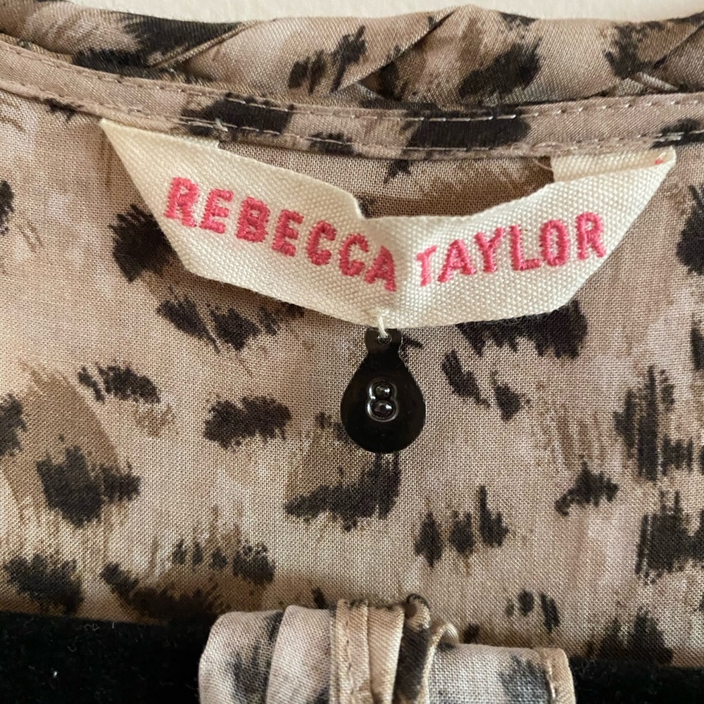 Rebecca Taylor Cheetah Wrap Dress - Picture 2 of 7